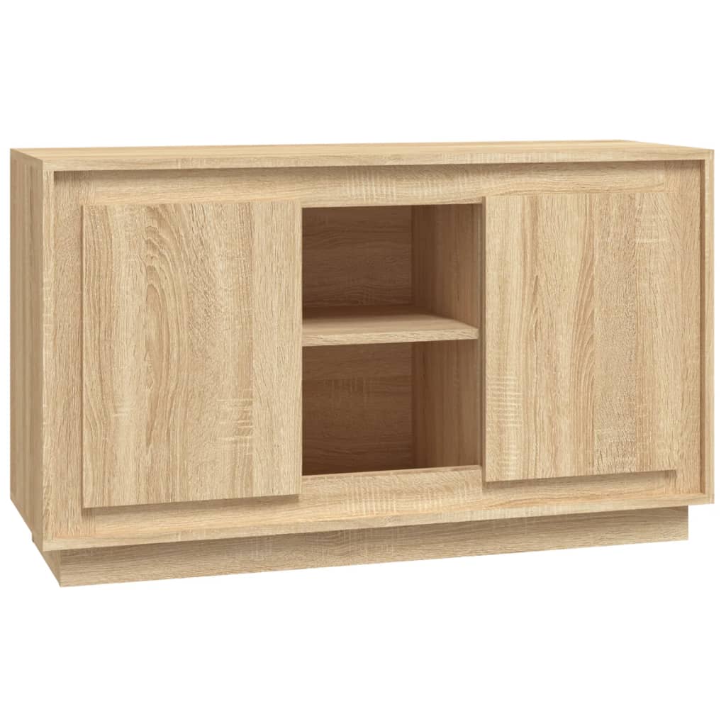 Buffet 102x35x60 cm en bois travaillé