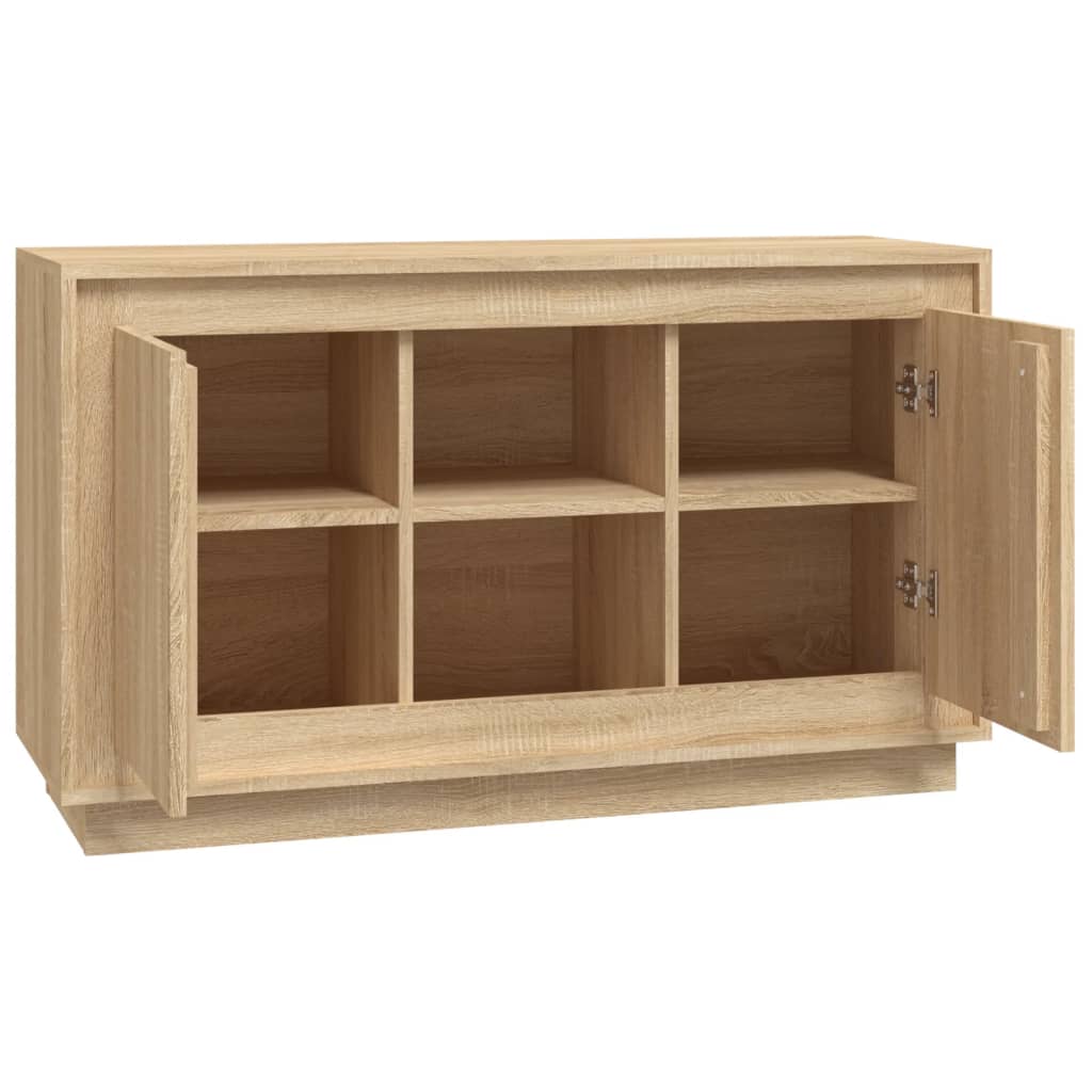 Dressoir 102x35x60 cm bewerkt hout