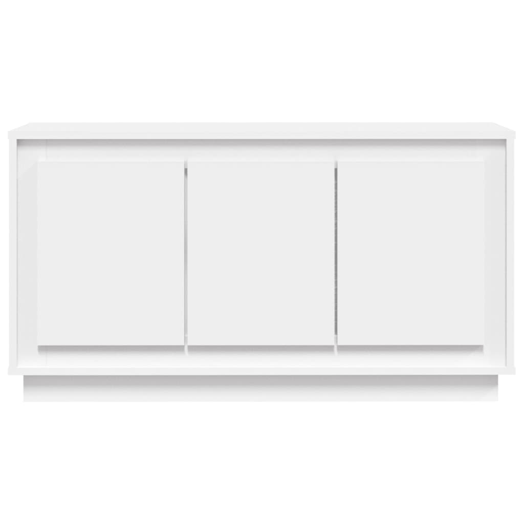 Buffet 102x35x55 cm finition bois blanc