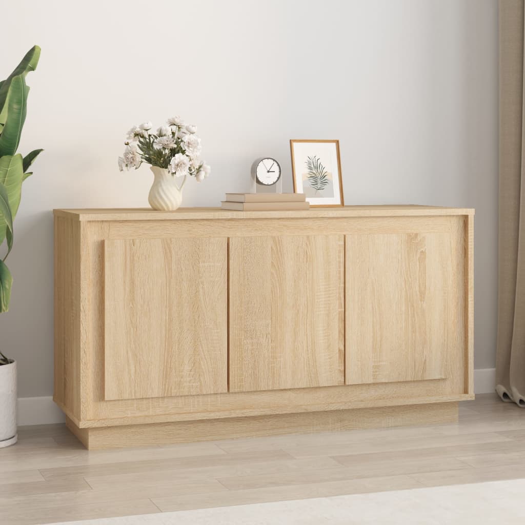 Buffet 102x35x55 cm en bois travaillé