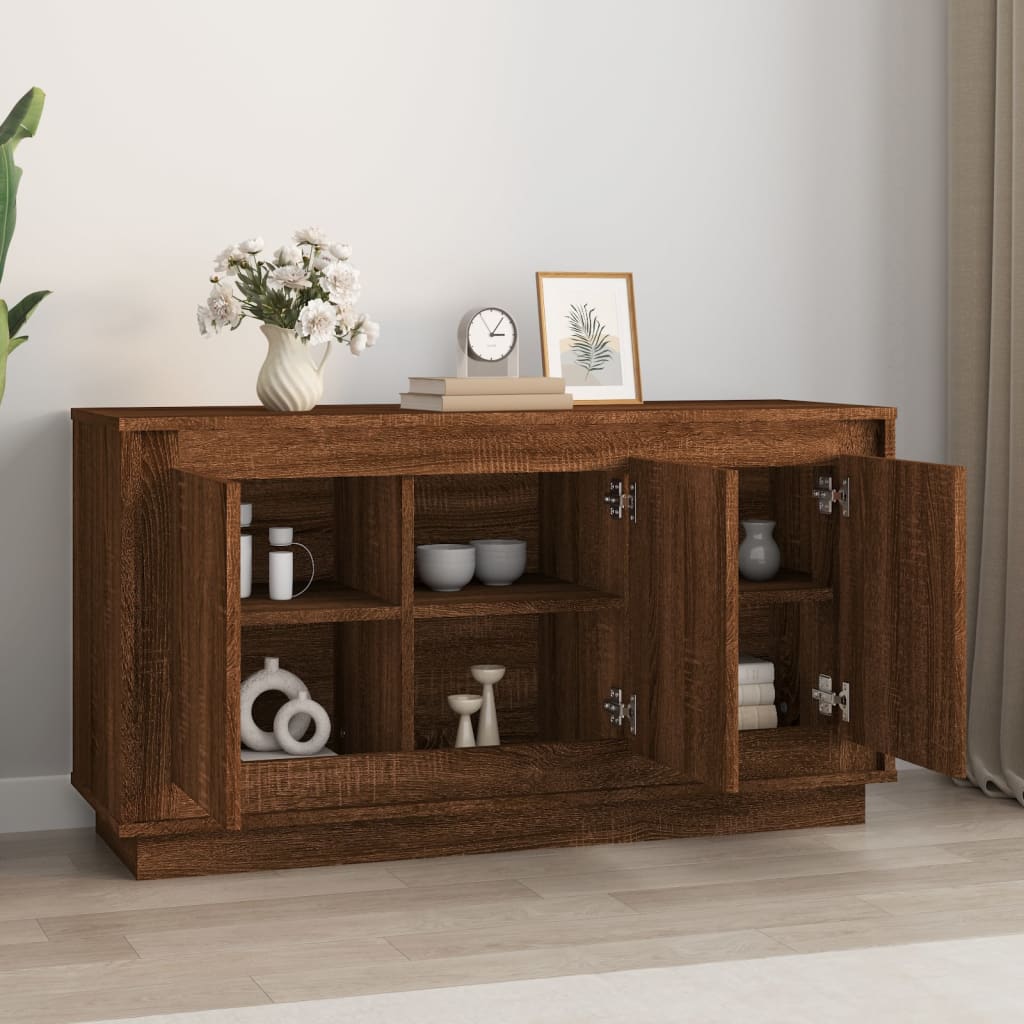 Buffet 102x35x55 cm en bois travaillé