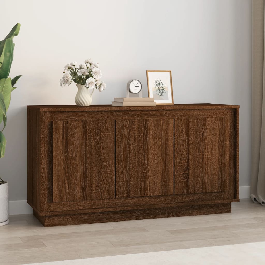 Buffet 102x35x55 cm en bois travaillé