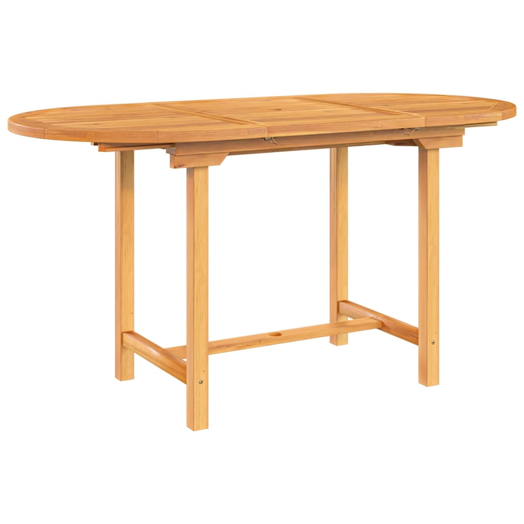 Table de jardin extensible 150-200x100x75 cm en teck massif