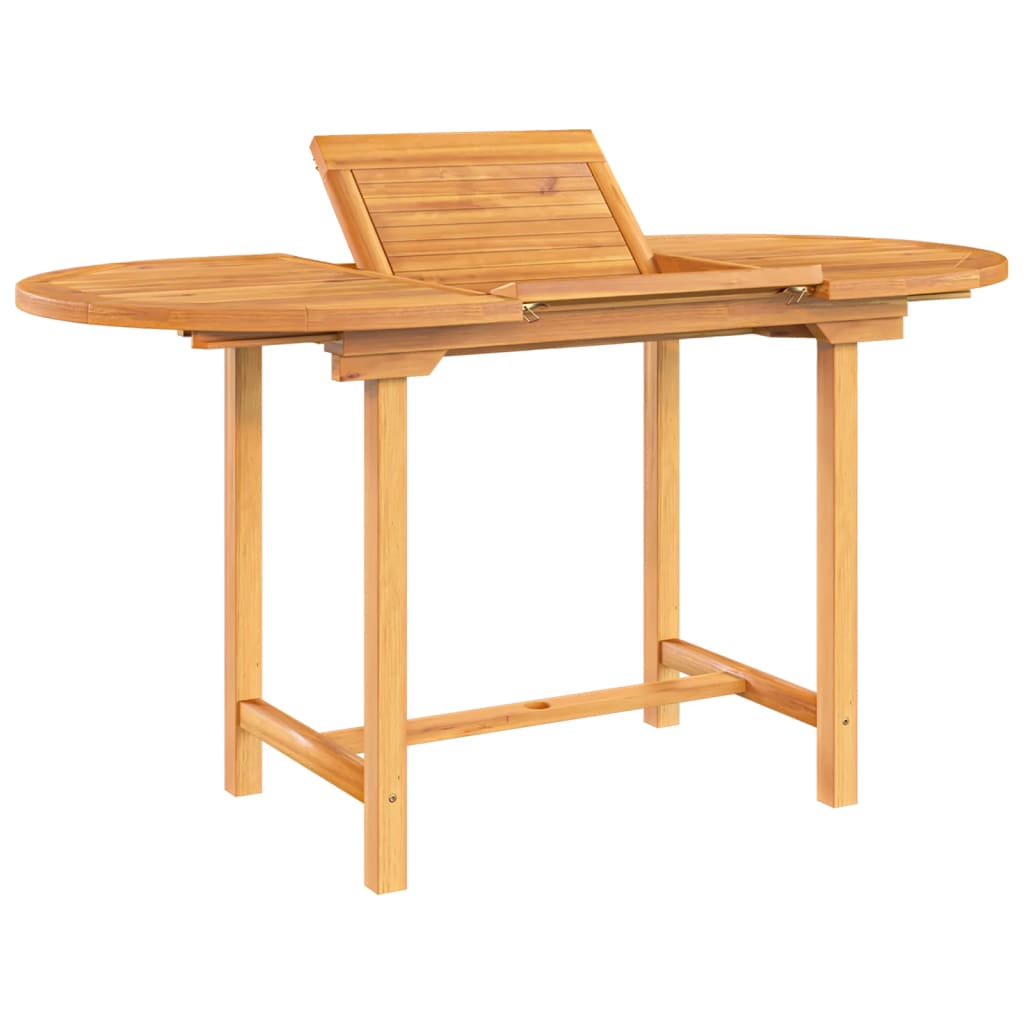 Table de jardin extensible 150-200x100x75 cm en teck massif