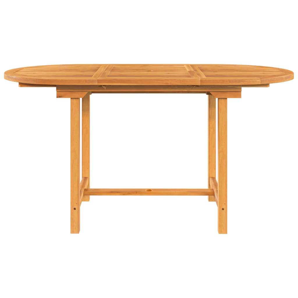 Table de jardin extensible 150-200x100x75 cm en teck massif