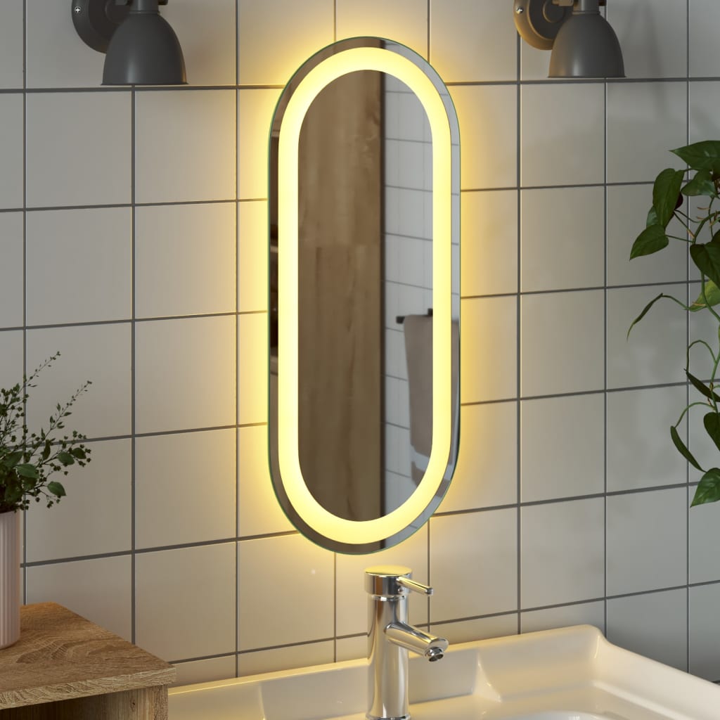 Badkamerspiegel LED ovaal 100x45 cm