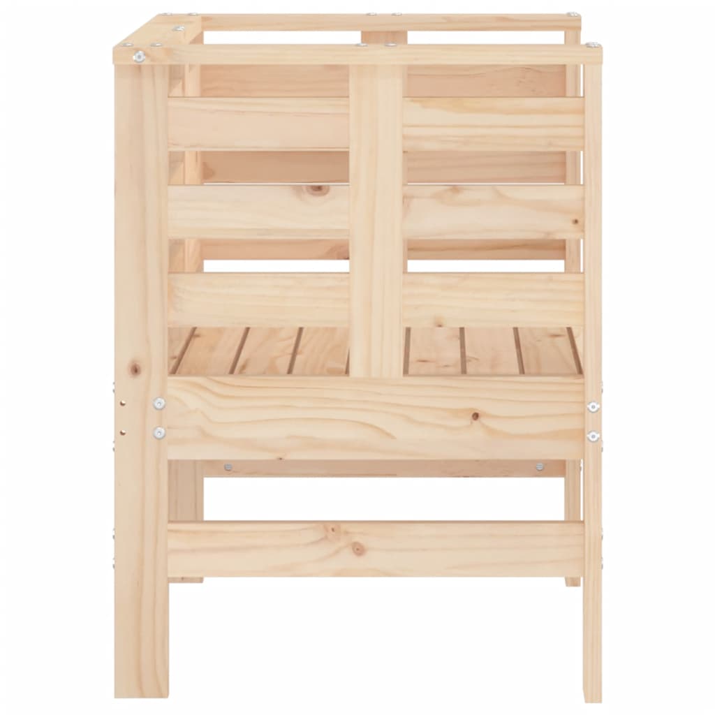 Tuinstoelen 2 st 61,5x53x71 cm massief