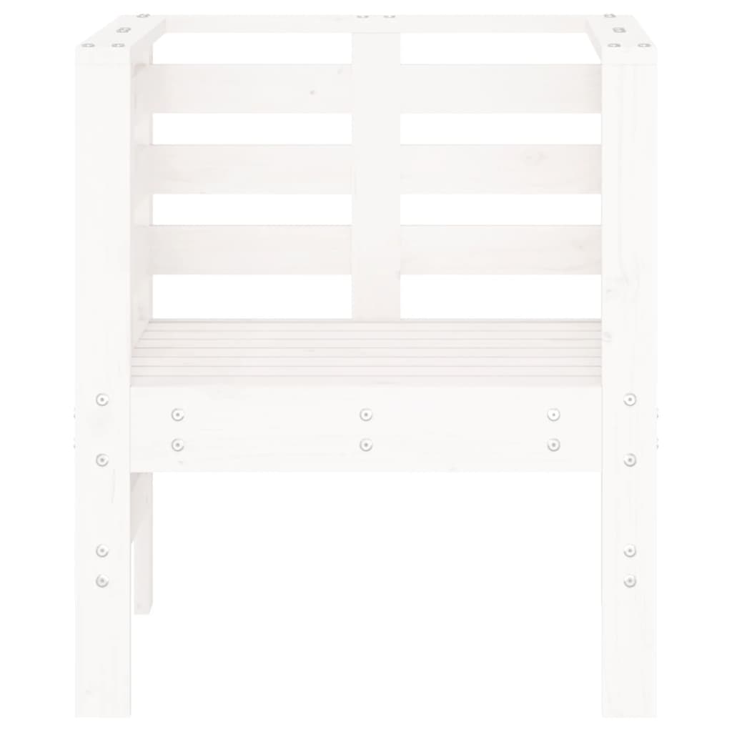 Chaises de jardin 2 pcs 61,5x53x71 cm solide