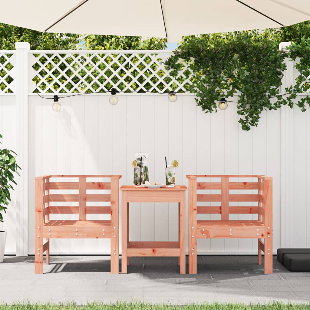 Chaises de jardin 2 pcs 61,5x53x71 cm solide