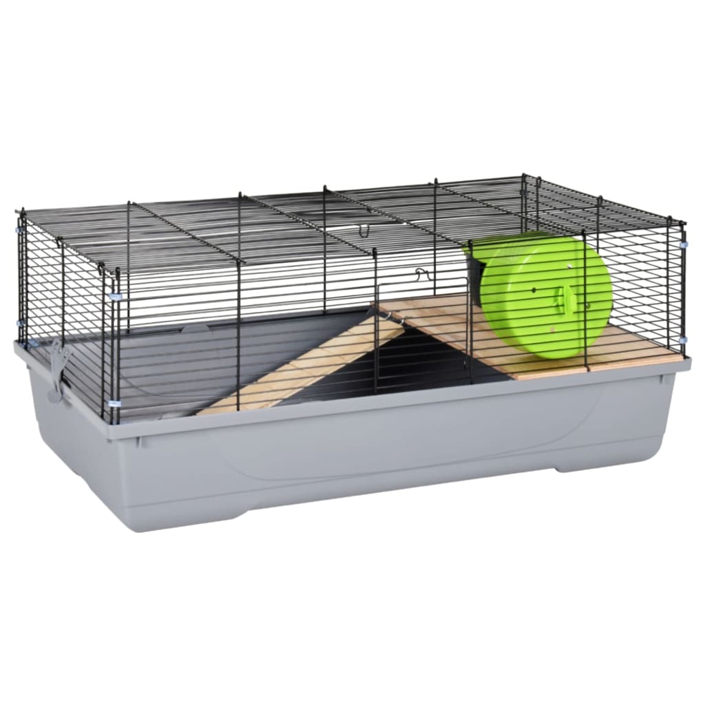 Hamsterkooi 58x32x36 cm polypropeen en metaal rood