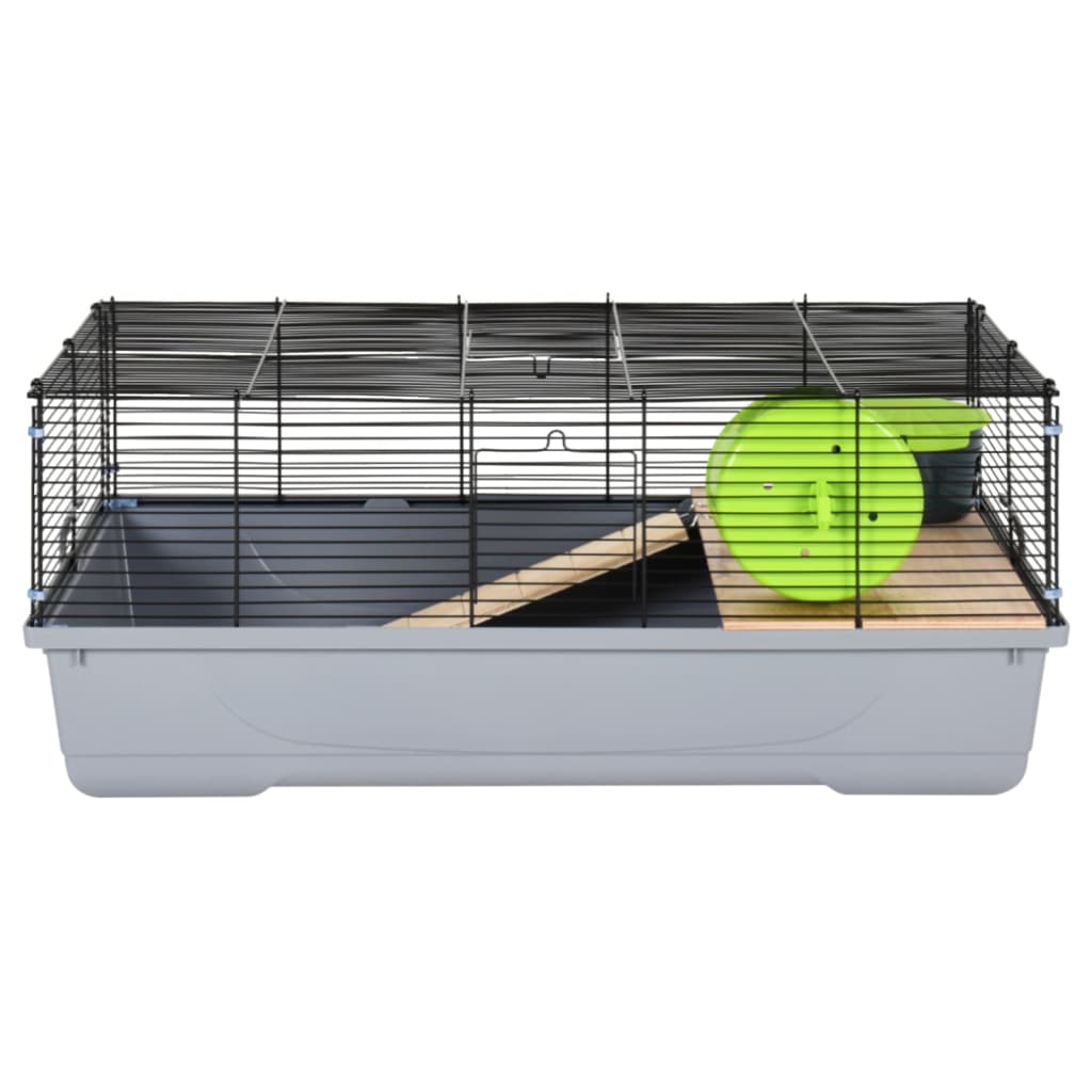 Hamsterkooi 58x32x36 cm polypropeen en metaal rood