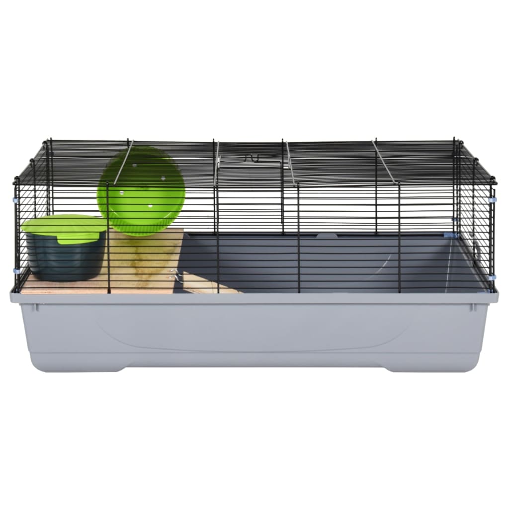 Hamsterkooi 58x32x36 cm polypropeen en metaal rood