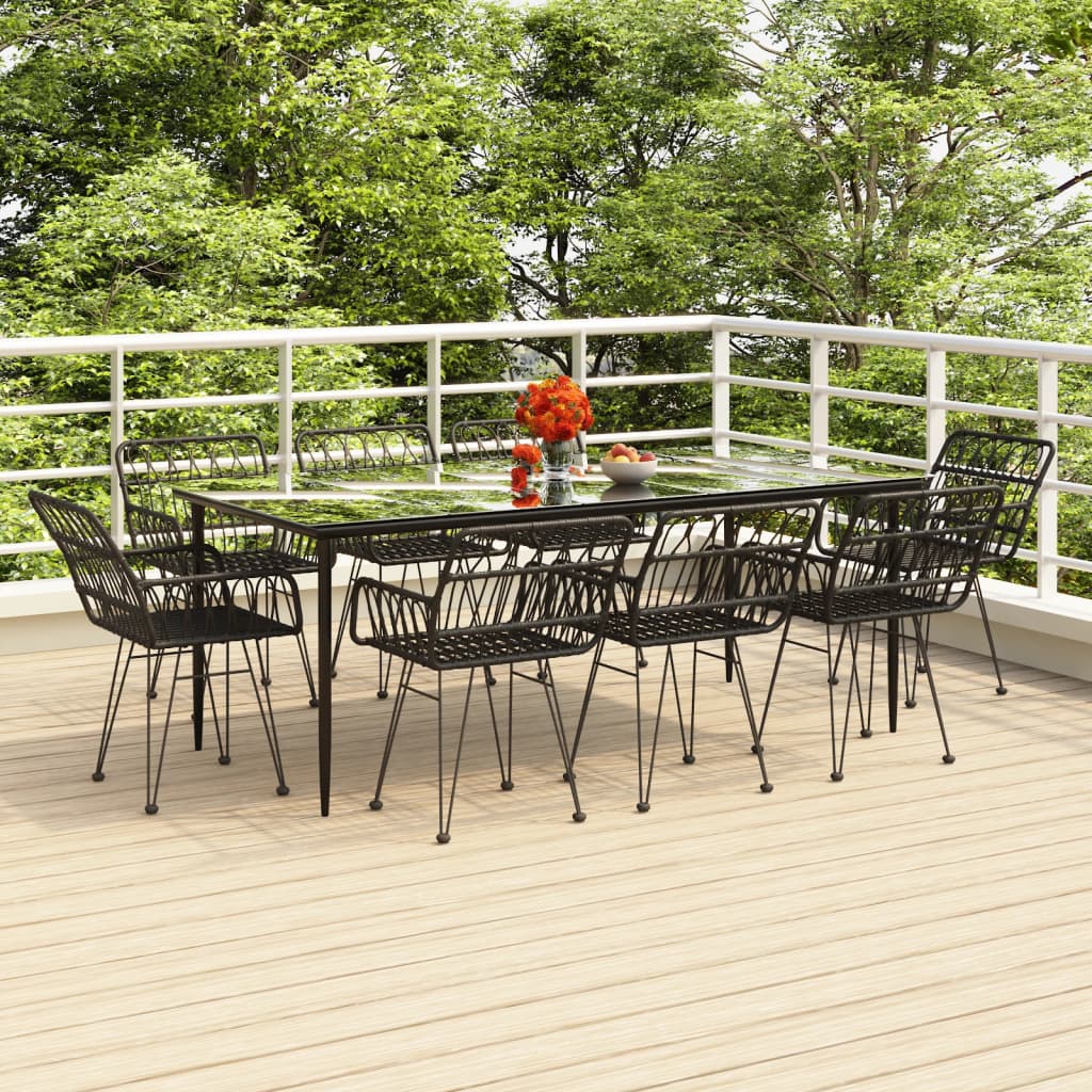 3-delige Tuinset poly rattan