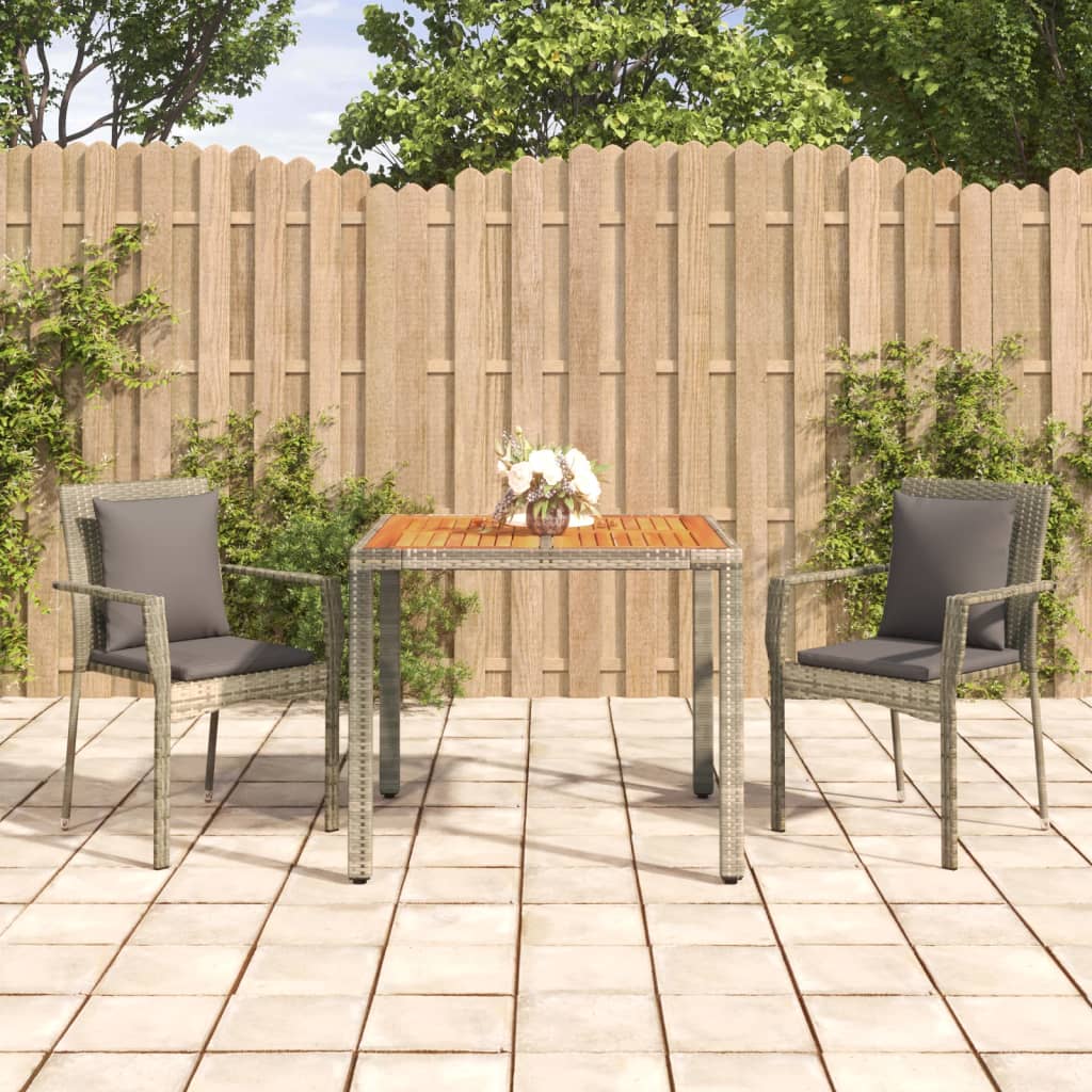 5-delige Tuinset met kussens poly rattan