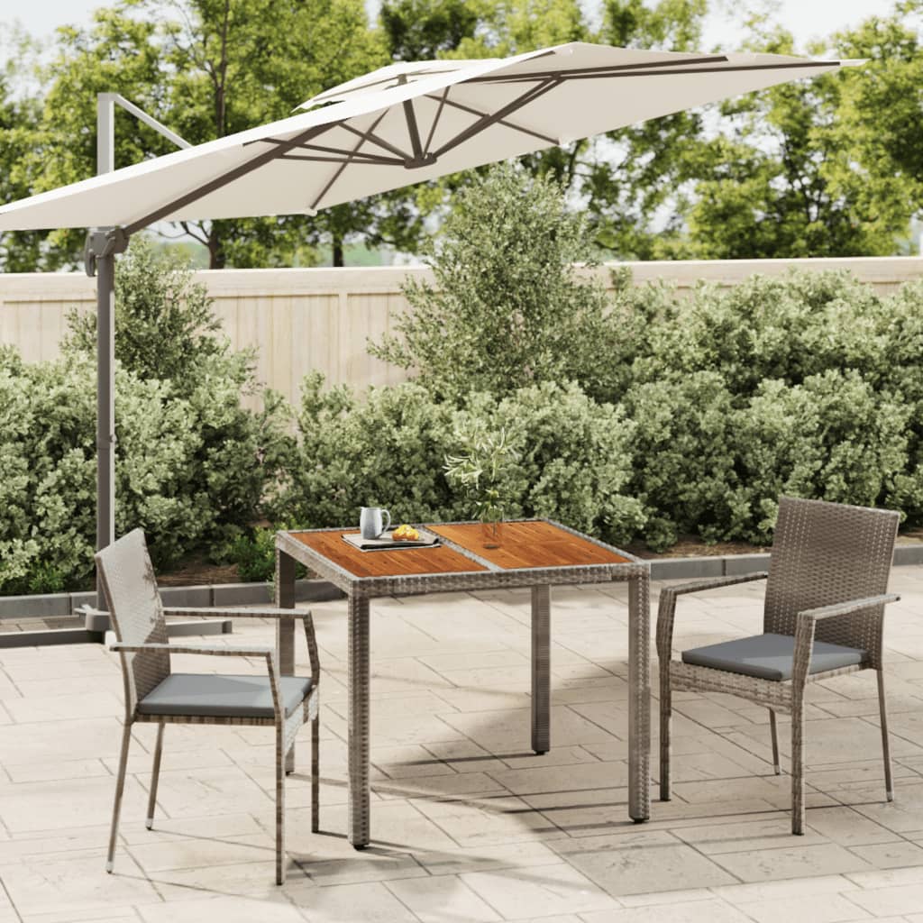 5-delige Tuinset met kussens poly rattan