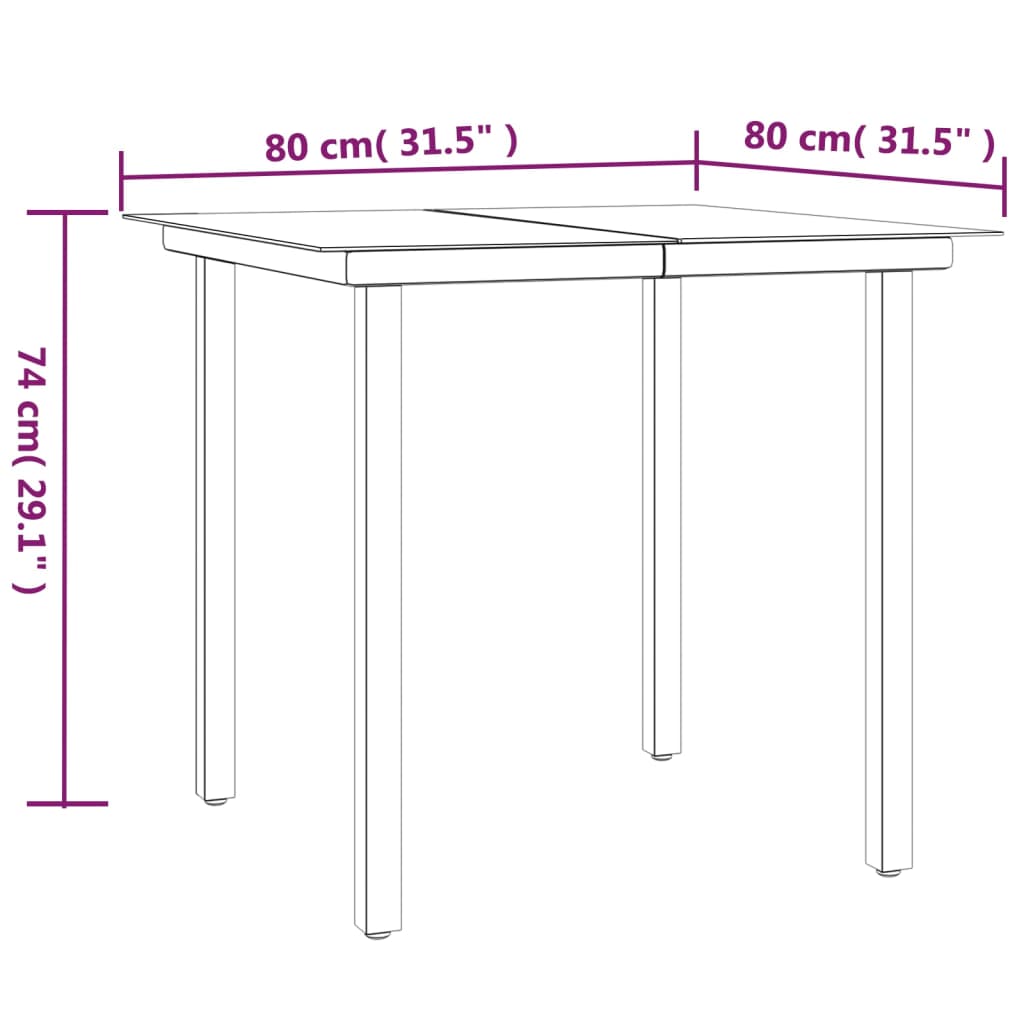 5-delige Tuinset met kussens poly rattan en