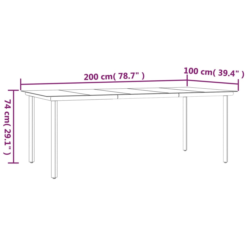 5-delige Tuinset met kussens poly rattan en