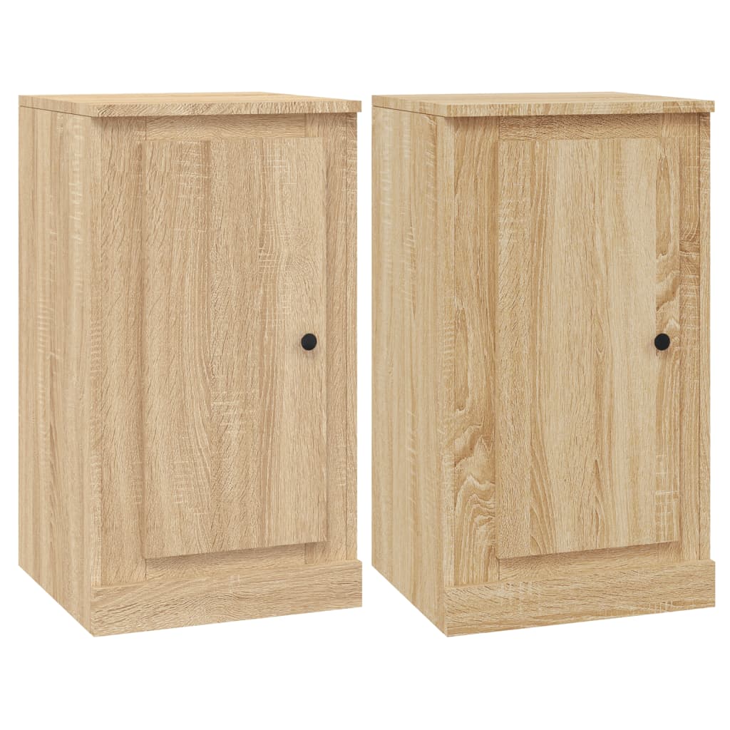 Buffets 3 pcs en bois travaillé.