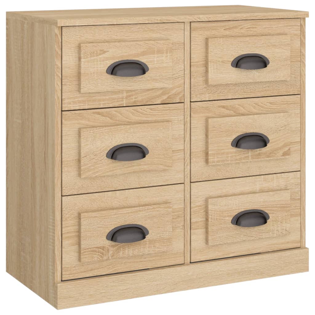 Buffets 2 pcs en bois travaillé.