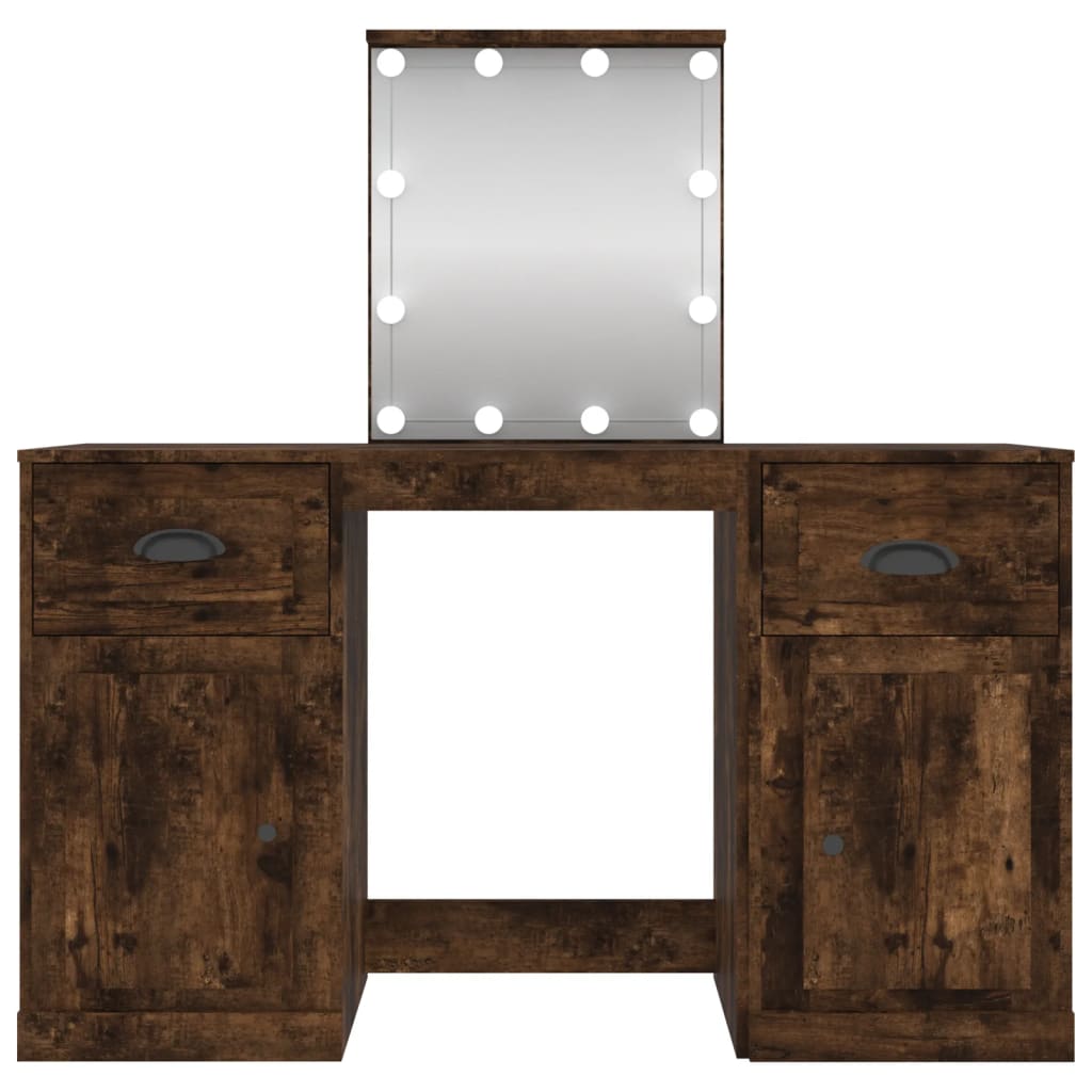 Kaptafel met LED-verlichting 130x50x132,5 cm