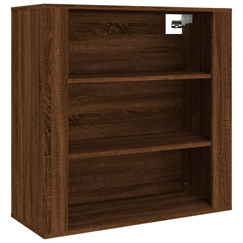 Armoire haute en bois couleur chêne