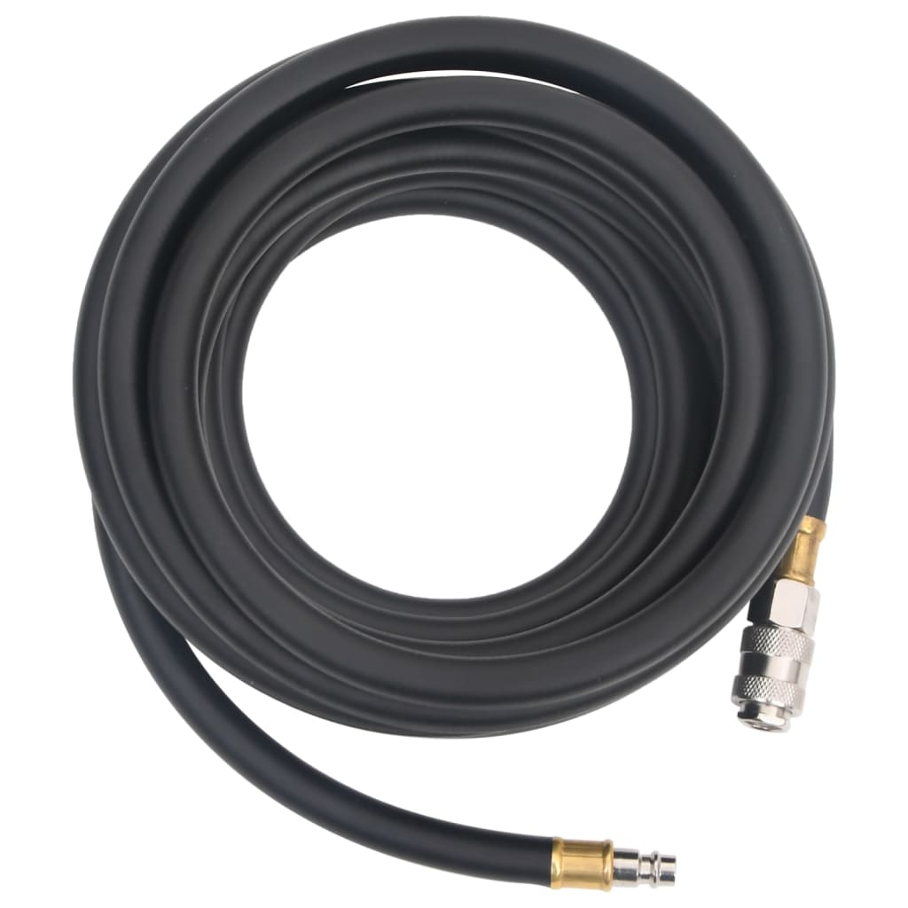 Luchtslang hybride 0,6'' 5 m rubber en PVC zwart