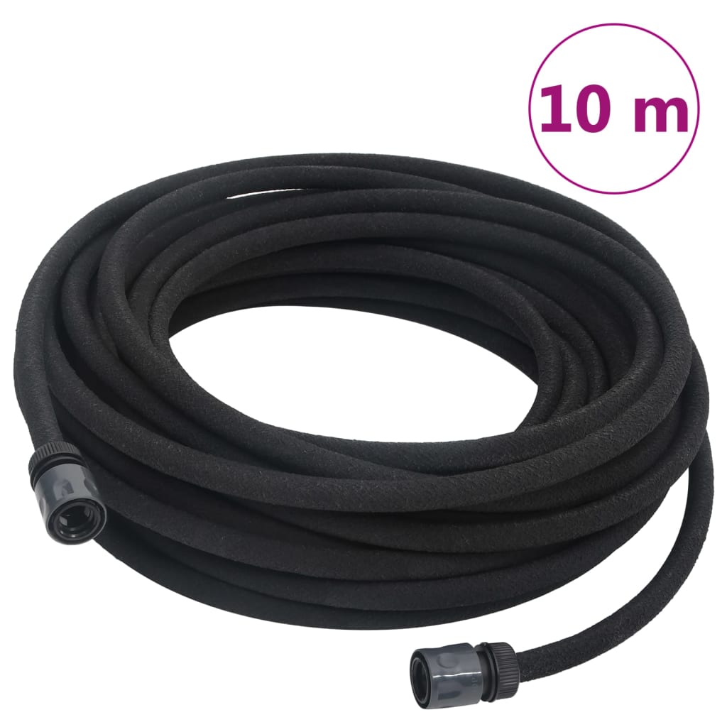 Druppelslang 0,6'' 10 m rubber zwart