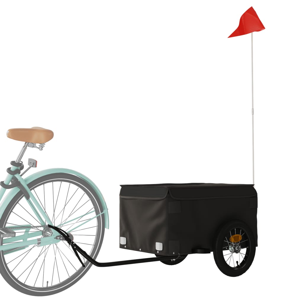 Fietstrailer 30 kg ijzer en