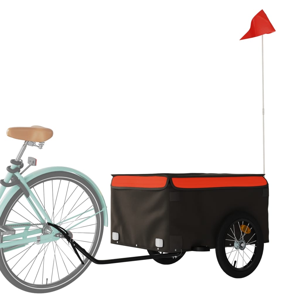 Fietstrailer 30 kg ijzer en