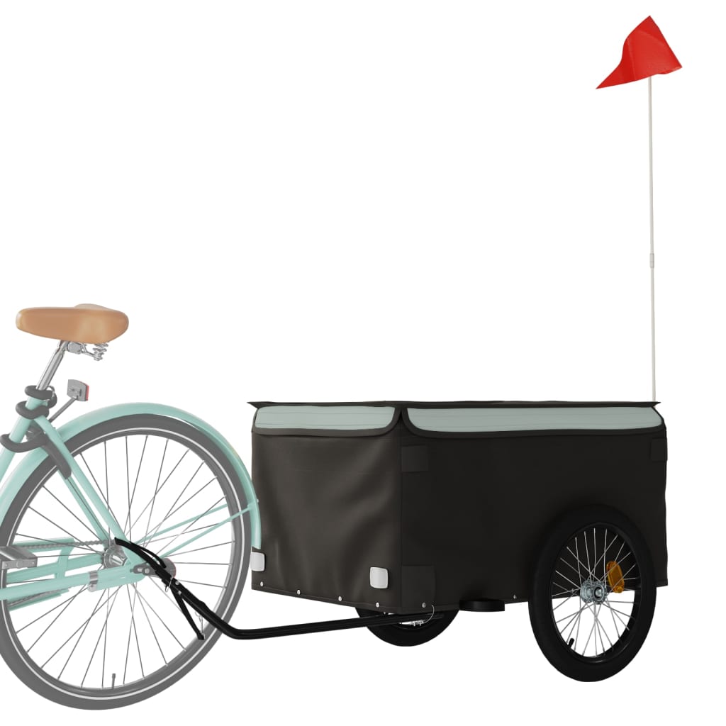 Fietstrailer 30 kg ijzer en