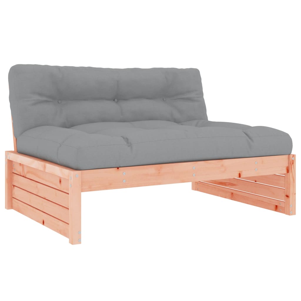 2-delige Loungeset met kussens massief hout