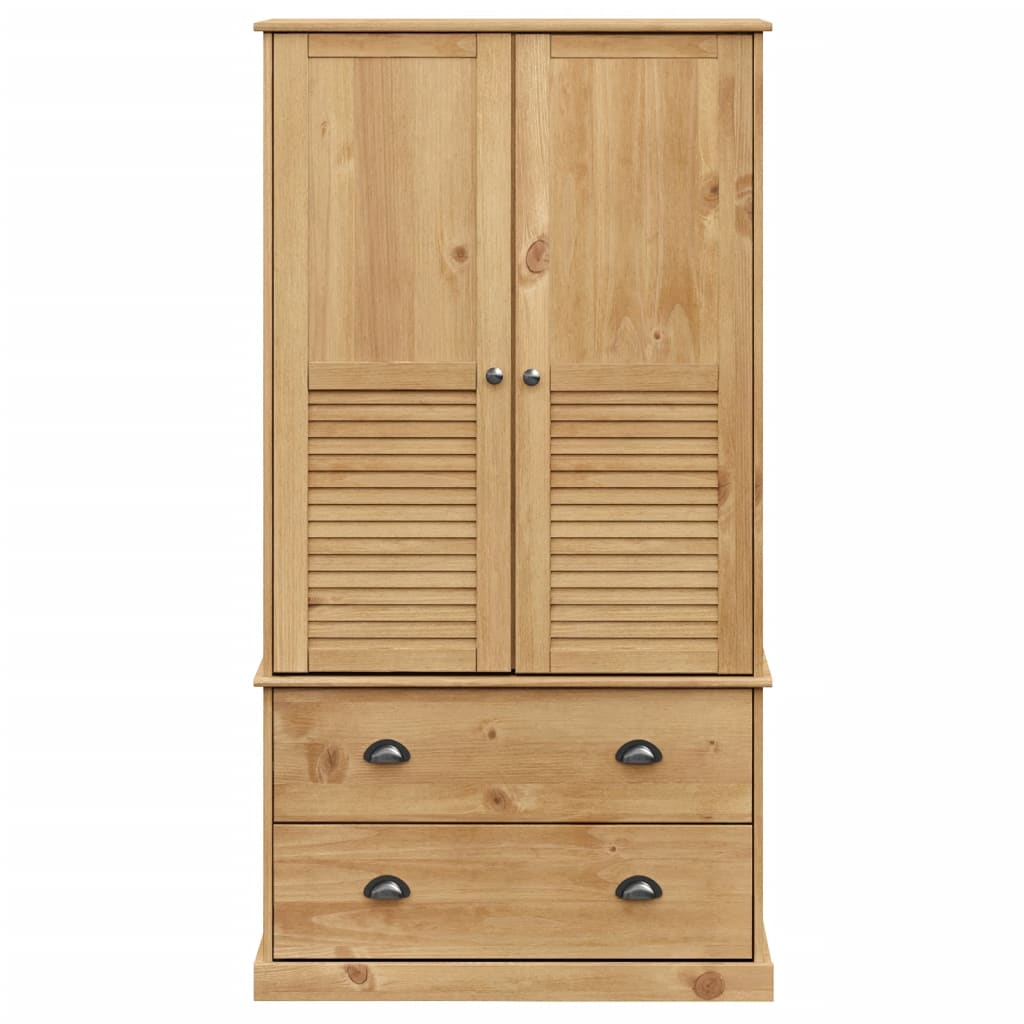 Armoire VIGO 90x55x176 cm en bois de pin massif