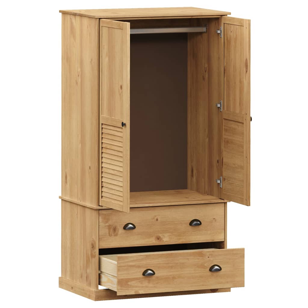 Armoire VIGO 90x55x176 cm en bois de pin massif