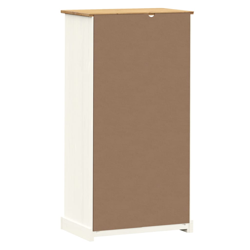 Boekenkast VIGO 60x35x114,5 cm massief grenenhout grijs