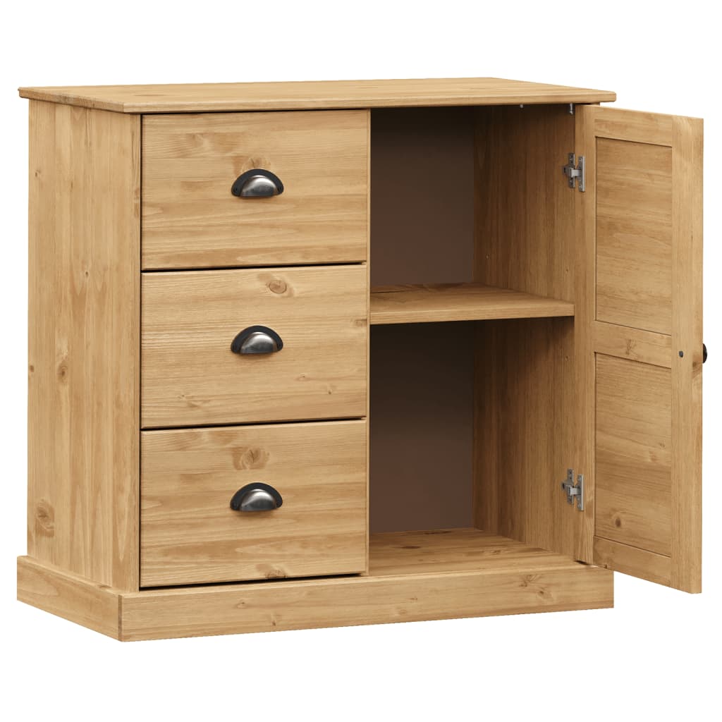 Dressoir met lades VIGO 78x40x75 cm massief grenenhout