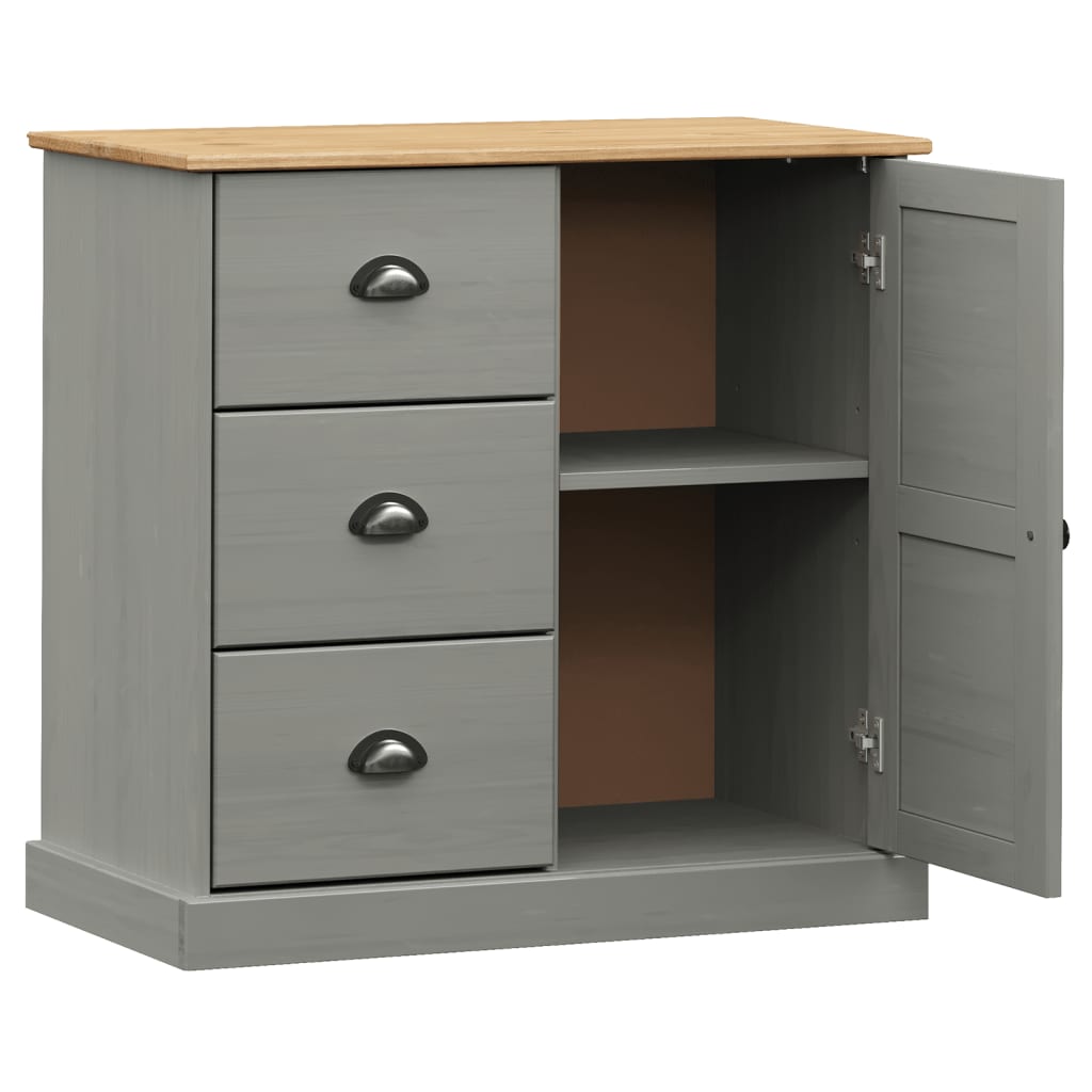 Dressoir met lades VIGO 78x40x75 cm massief grenenhout