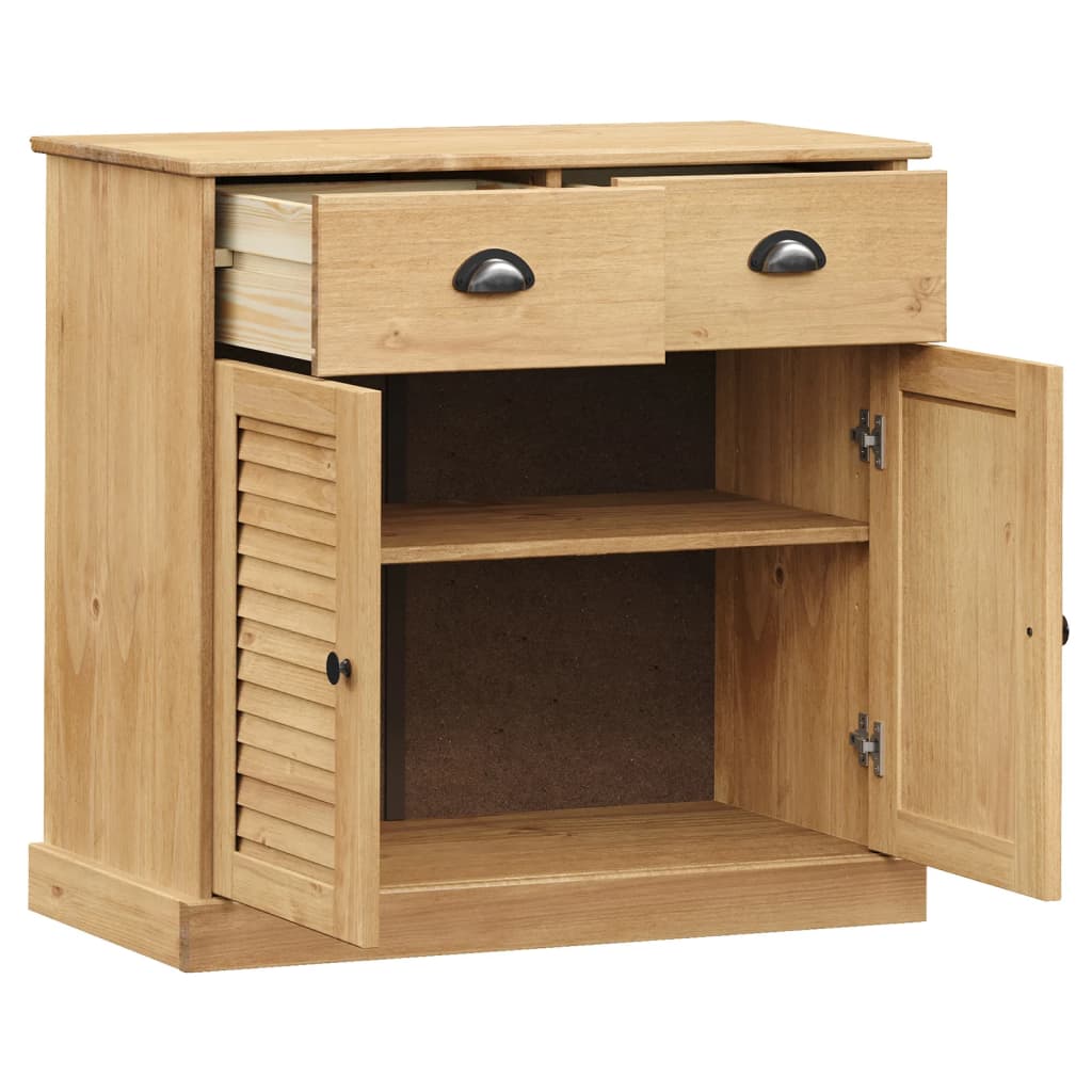 Dressoir met lades VIGO 78x40x75 cm massief grenenhout