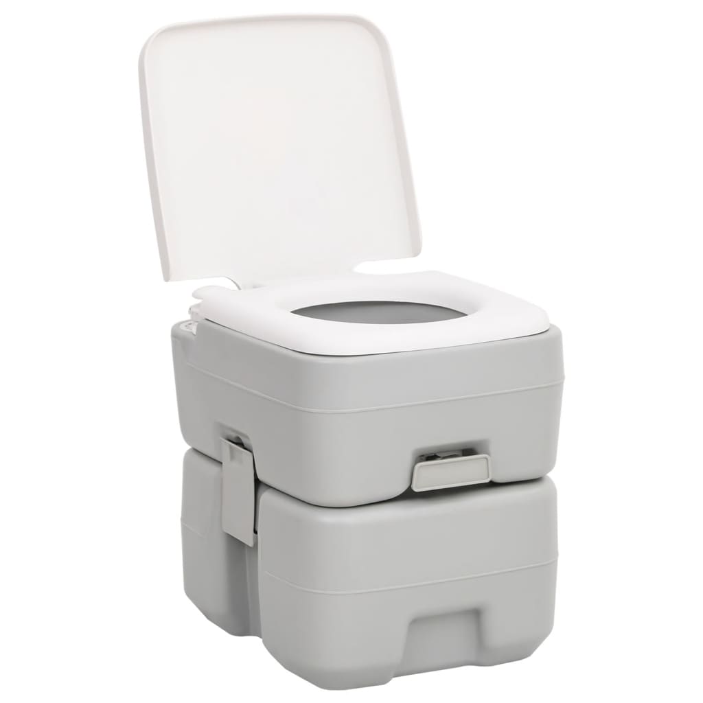 Campingtoilet en watertankset draagbaar