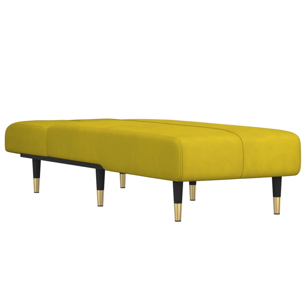 Chaise longue fluweel