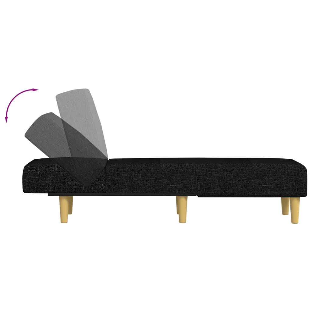 Chaise longue stof