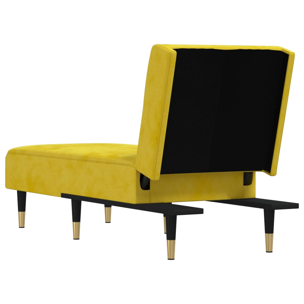 Chaise longue fluweel