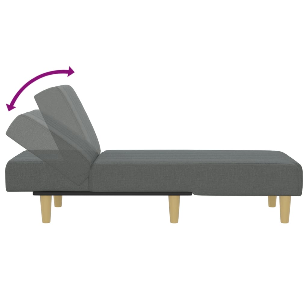 Chaise longue stof