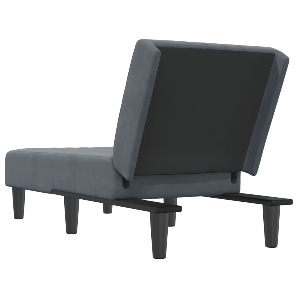 Chaise longue fluweel