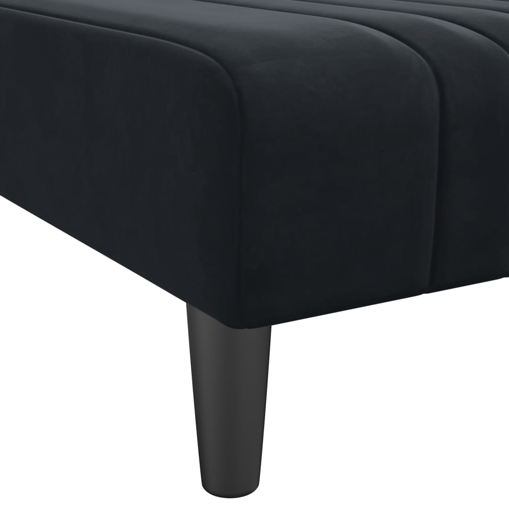 Chaise longue fluweel