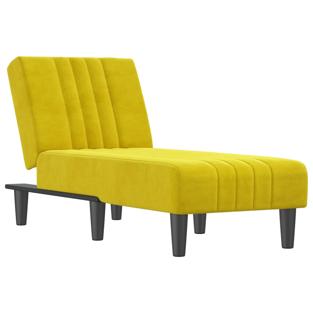 Chaise longue fluweel