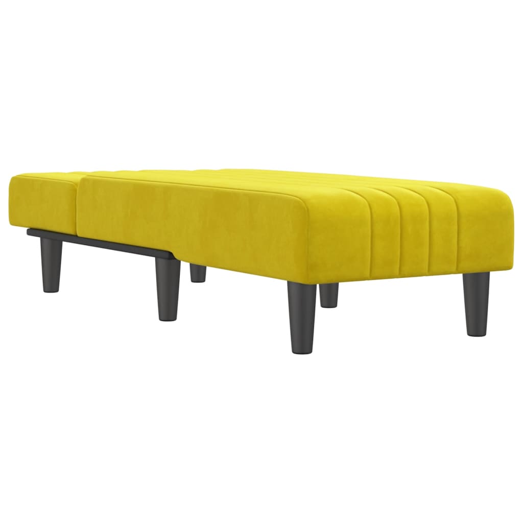 Chaise longue fluweel