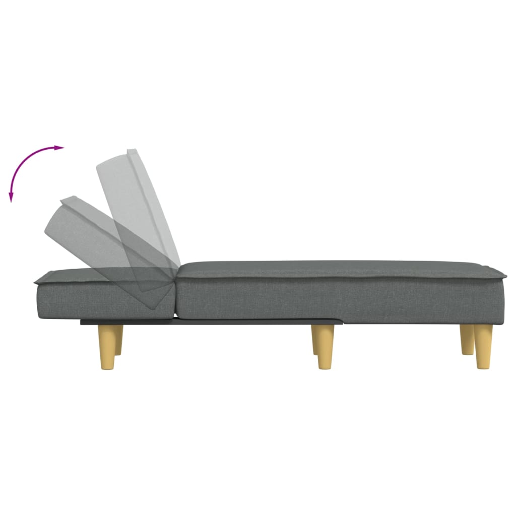 Chaise longue stof