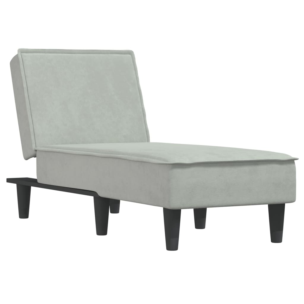 Chaise longue fluweel