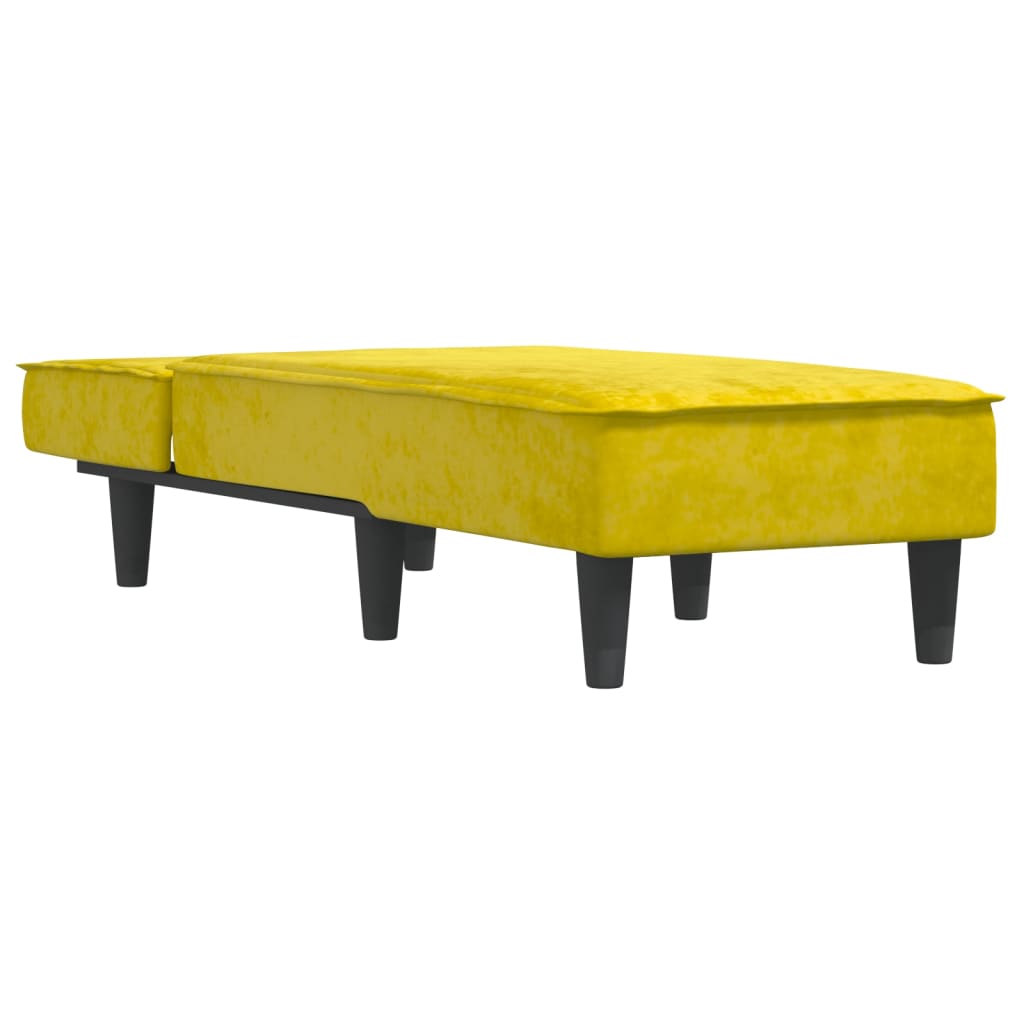 Chaise longue fluweel