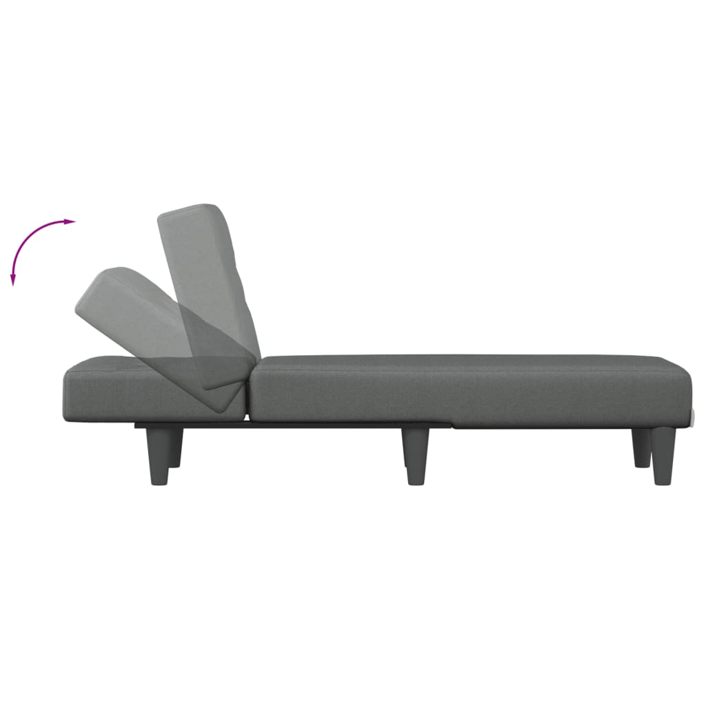 Chaise longue stof